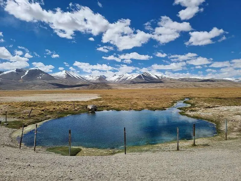day 5 Pamir Highway the fish healing lake