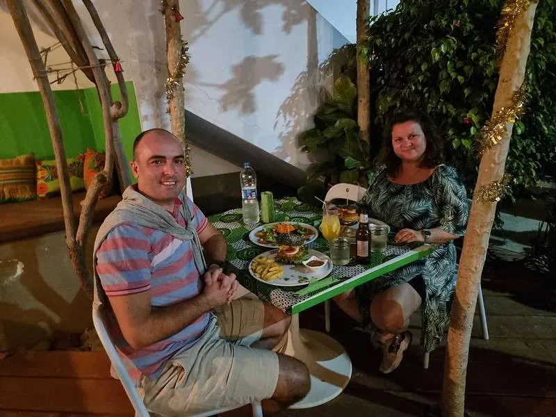 Cabo Verde Boa Vista Sal Rei dinner