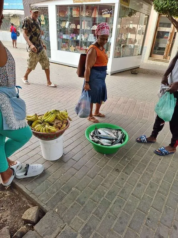 Cabo Verde Santiago street market