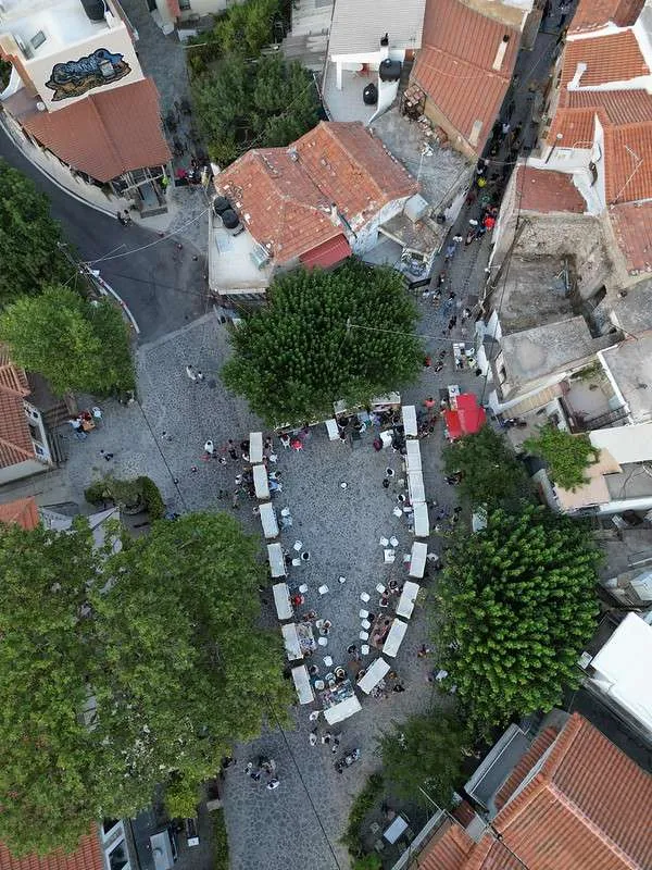 Chios Island Pitios village Mountain festival