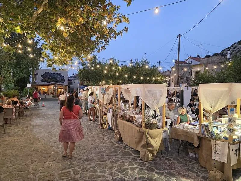 Chios Island Pitios village Mountain festival