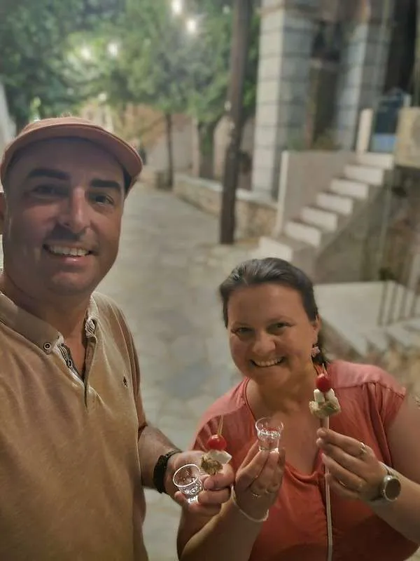 Chios Island Pitios village Mountain festival