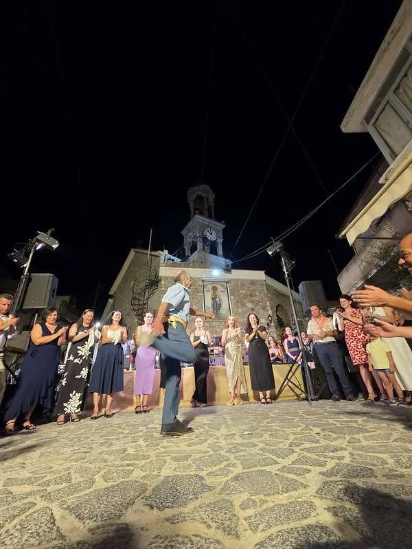 Chios Island Pitios village Mountain festival