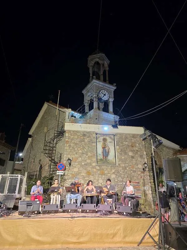 Chios Island Pitios village Mountain festival