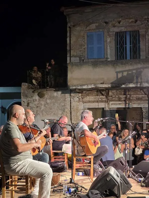 Chios Island Pitios village Mountain festival