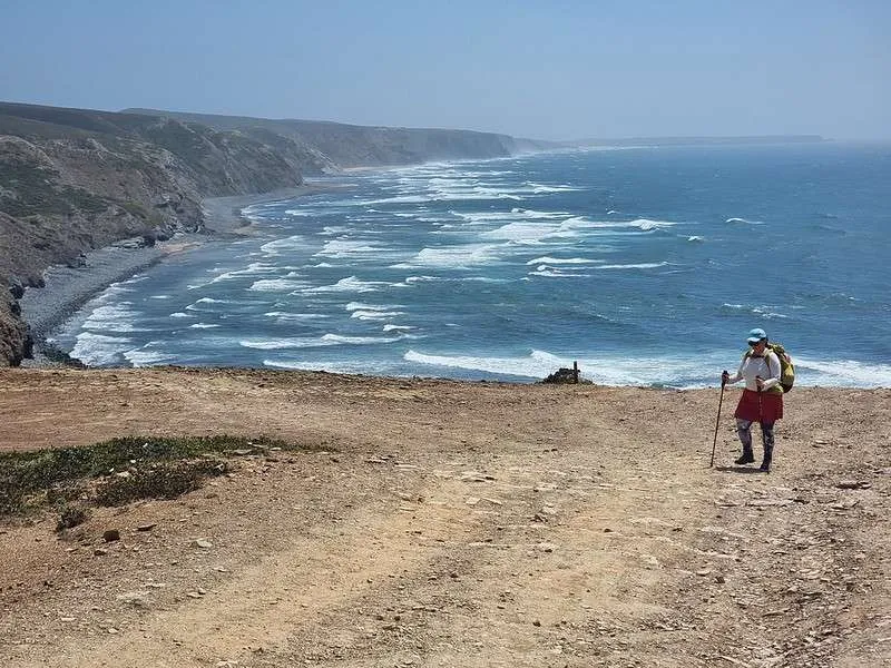 RV Day06 Sandy trail with waves creating relaxing soundscapes