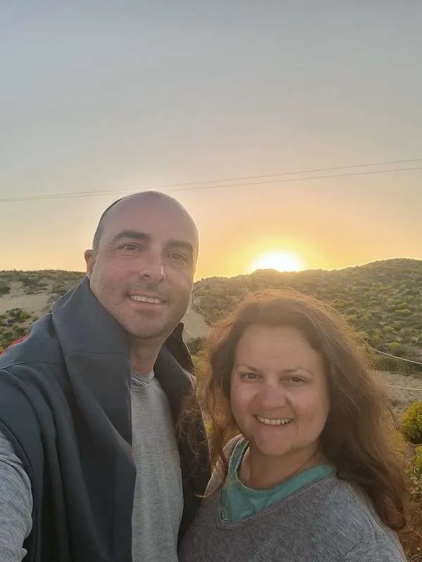 RV Day11 Crossing a river for a sunset treats