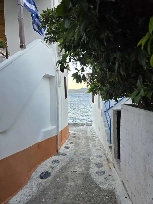 Samos Island Day 1 Avlakia village small street