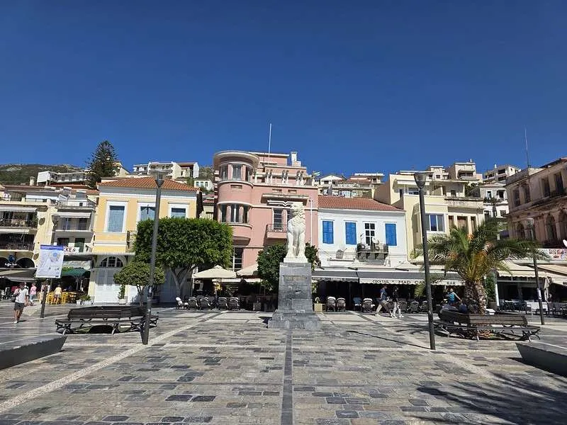 Samos Island Day 2 Vathy central square
