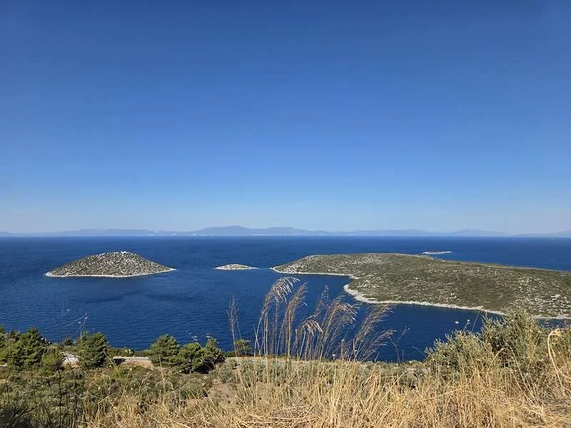 Samos Island Day 2 viewpoint of the peninsula