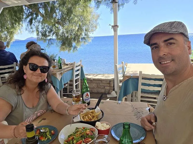 Samos Island Day 3 Balos Beach lunch