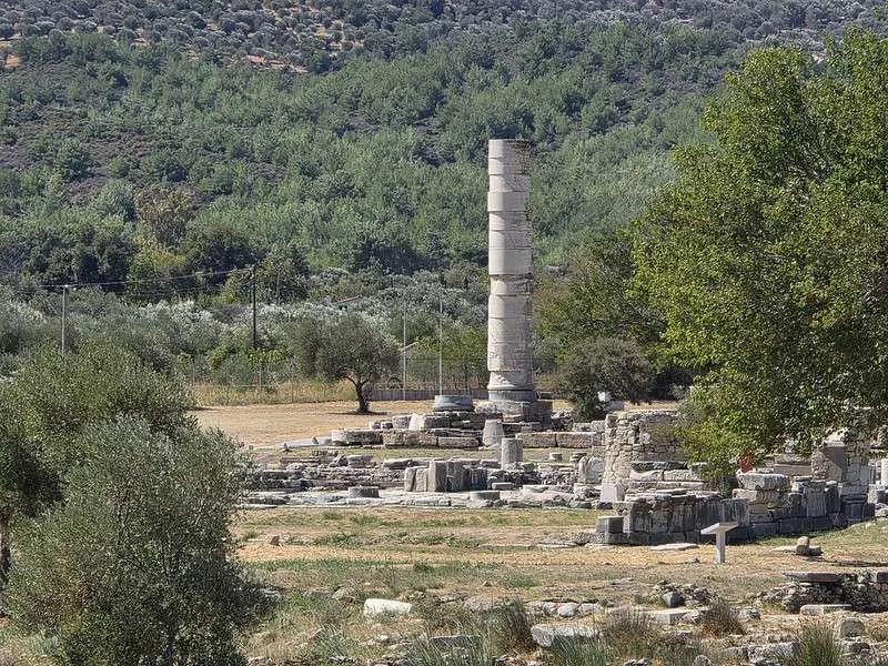 Samos Island Day 3 Heraion column