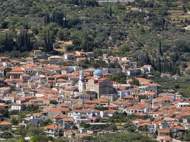 Samos Island Day 3 Pagondas village view