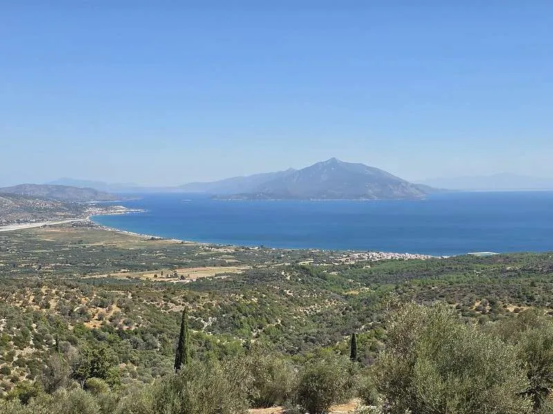 Samos Island Day 3 bay view from Pagondas