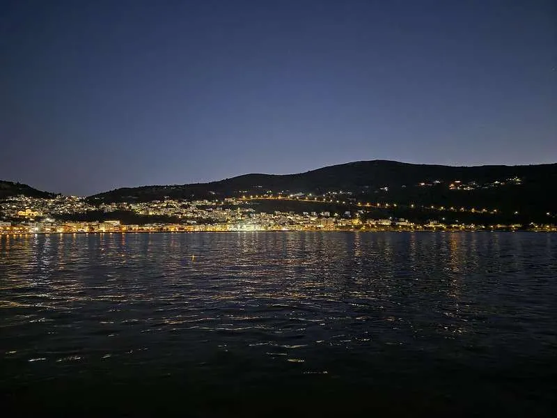 Samos Island Day 5 Vathy after dark