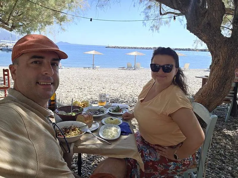 Samos Island Day 6 Ormos Marathocampos lunch