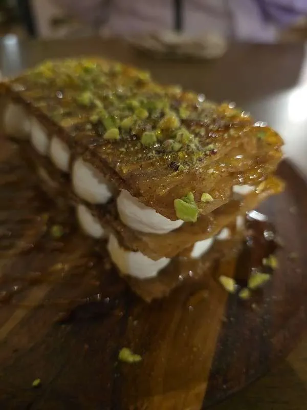 Samos Island Day 7 Kokkari Avli restaurant fusion Baklava