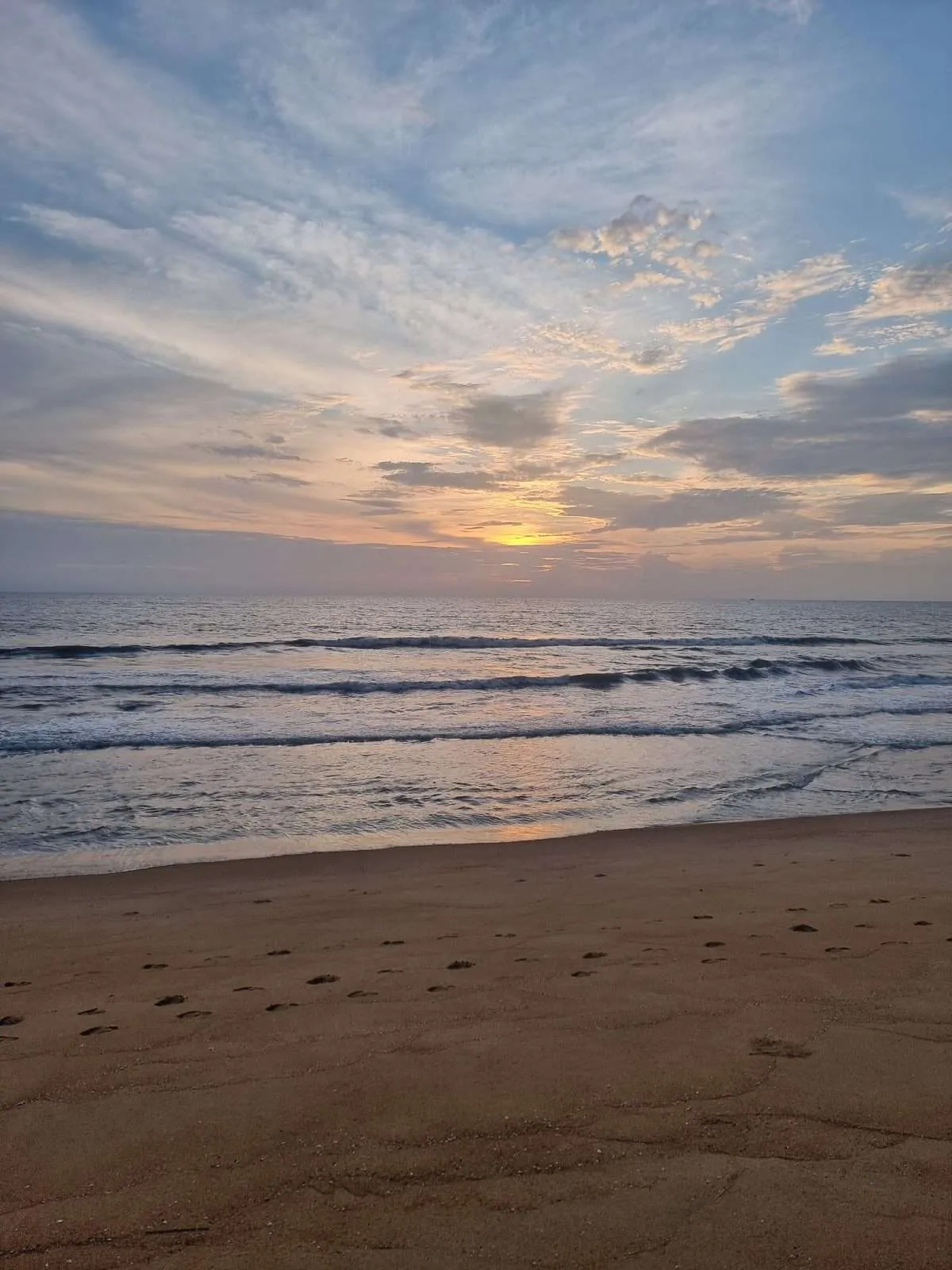Sunset at Malabar Ocean Resort, Northern Kerala, India